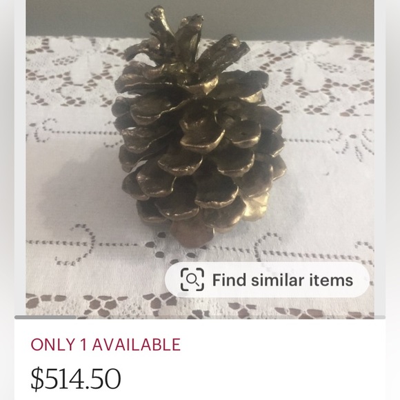 A real pinecone made from bronze using “lost wax” casting process - Picture 12 of 14